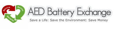 aed battery exchange shop logo